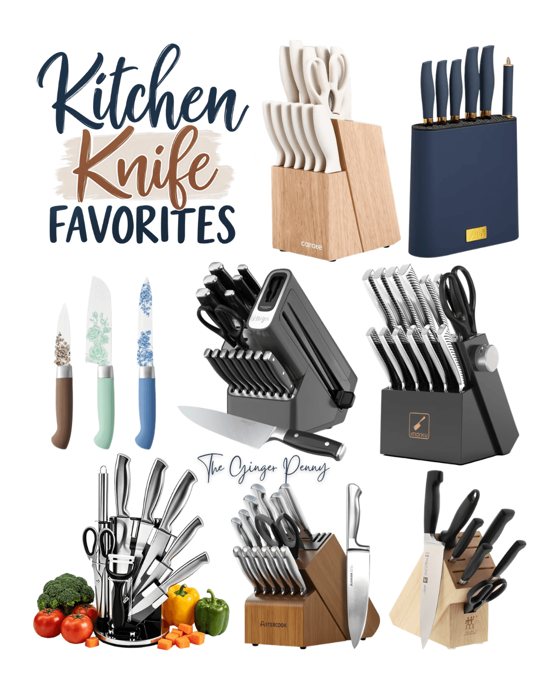 Kitchen knife finds for chopping, slicing, prepping ingredients, and everyday cooking
